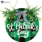 St. Patrick's Day Creative Green Leaf Door Hanging Decor