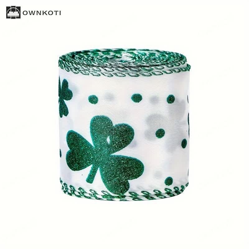 St. Patrick's Day Shamrock Decorative Ribbon
