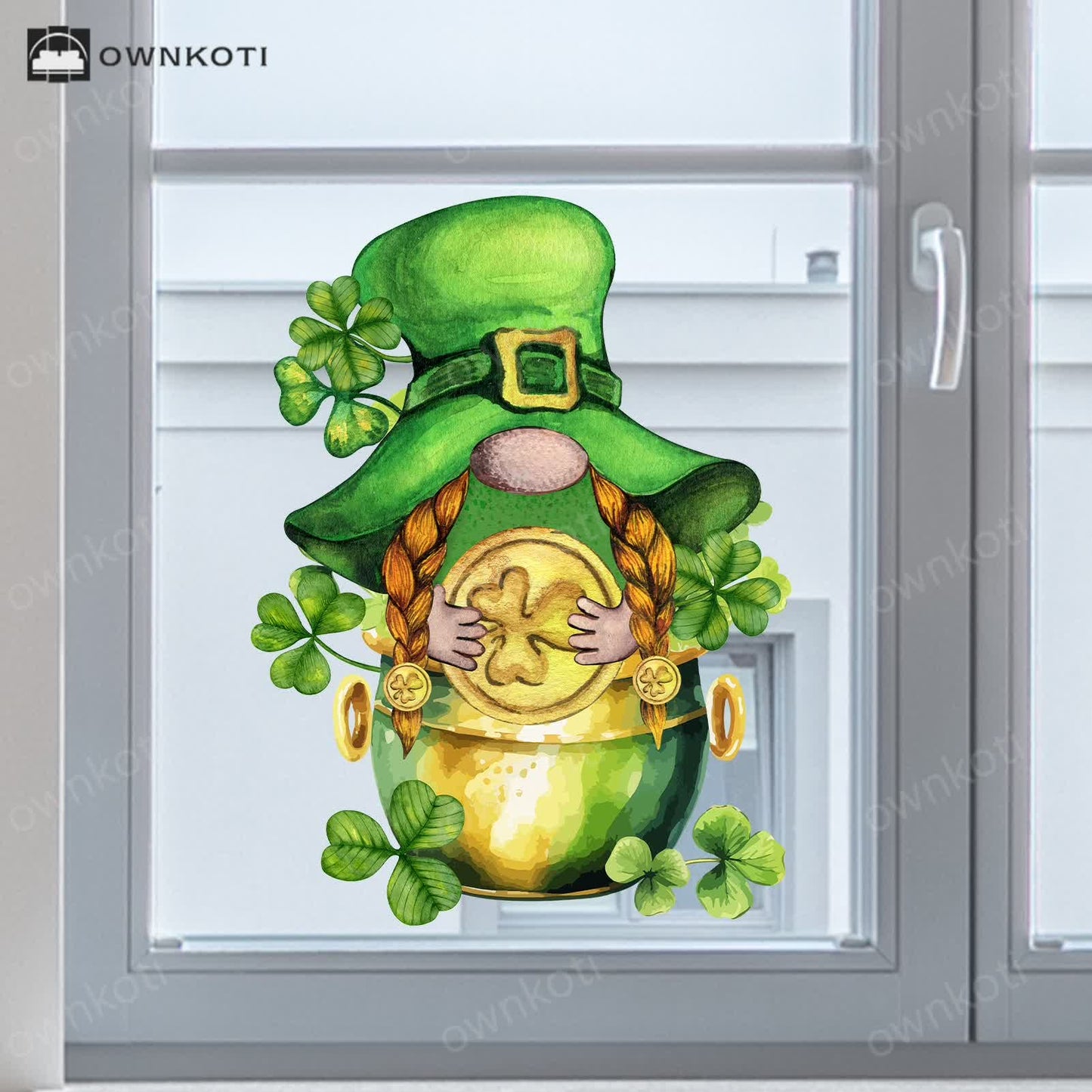 St. Patrick's Day Decorative Window Cling Wall Sticker