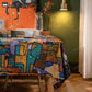 Exotic Art Geometric Pattern Tablecloth