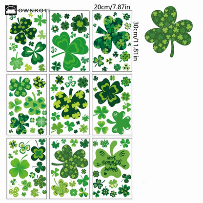 St. Patrick's Day Removable Static Window Cling