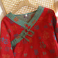 V-neckline Vintage Cotton Gauze Nightwear Set - image 3