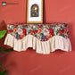 Retro Floral Ruffle Air Conditioner Dust Cover