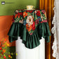 Retro Floral Ruffle Air Conditioner Cover
