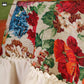 Retro Floral Ruffle Air Conditioner Cover