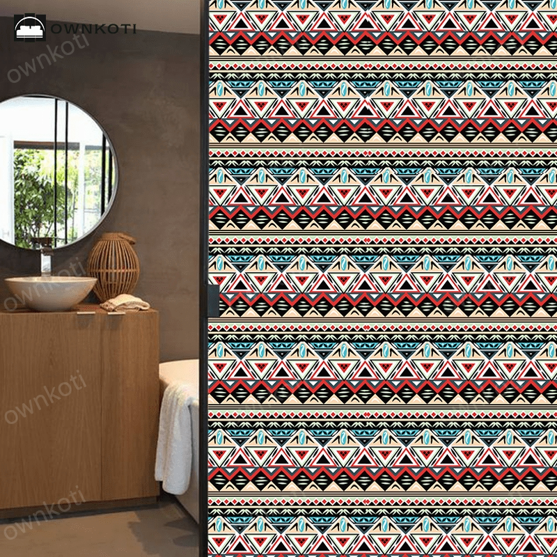 Vintage Privacy Static Frosted Film