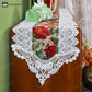 Vintage Floral Lace Patchwork Table Runner