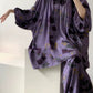 Ownkoti Plus Size Vintage Rose Nightwear Set - image 4