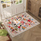Pastoral Style Floral Dirt-resistant Absorbent Floor Mat