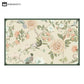 Elegant Floral Diatom Mud Bathroom Floor Mat