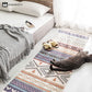 Ethnic Geometric Pattern Cotton Linen Floor Mat
