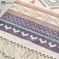 Ethnic Geometric Pattern Cotton Linen Floor Mat