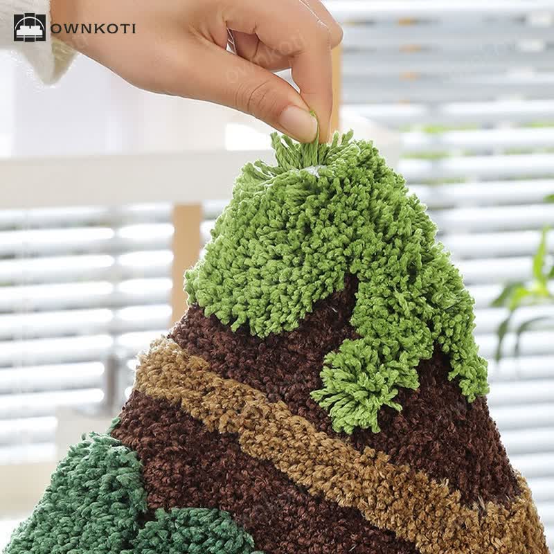 Cute Cartoon Plant Flowers Floor Mat