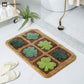 Cute Cartoon Plant Flowers Floor Mat