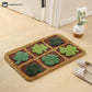 Cute Cartoon Plant Flowers Floor Mat
