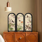 Floral Bird Folding Screen Desktop Painting
