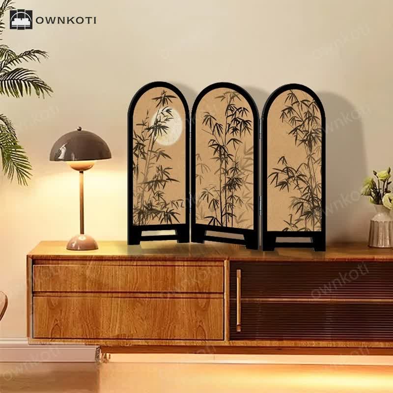 Retro Folding Screen Desktop Ornament