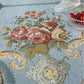 Chenille Jacquard Elegant Floral Tablecloth
