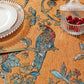 Chenille Jacquard Elegant Floral Tablecloth