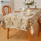 Elegant Yarn Dyed Flower Bird Tablecloth