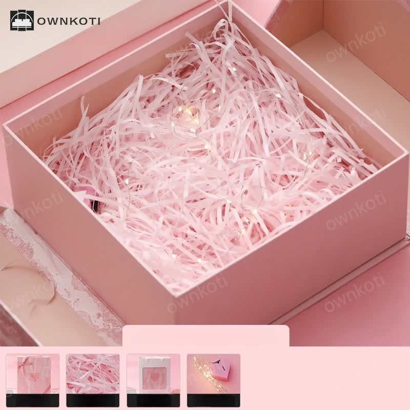 Pink Birthday Holiday Gift Packaging Box