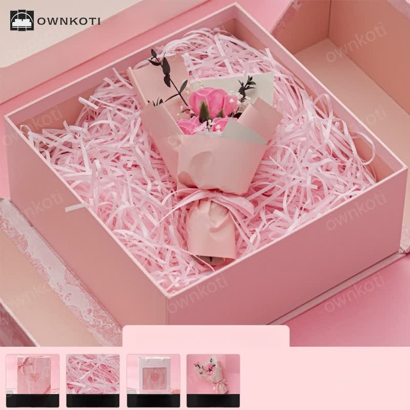 Pink Birthday Holiday Gift Packaging Box