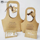 Kraft Paper Flower Gift Bags with Handle