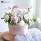 Kraft Paper Flower Gift Bags with Handle