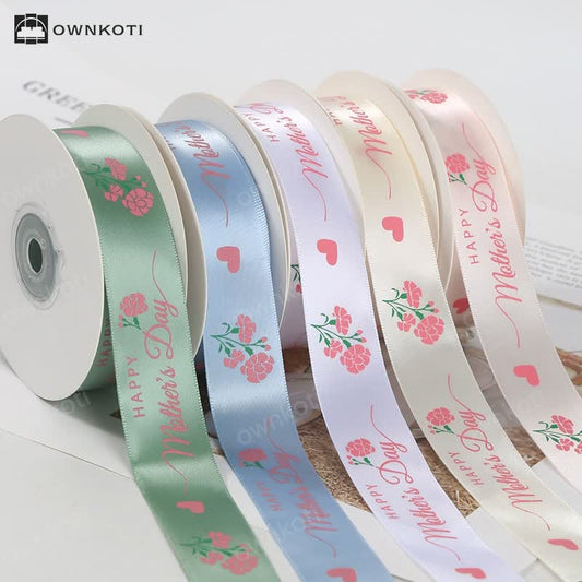 Mother's Day Gift Wrapping Decorative Ribbon