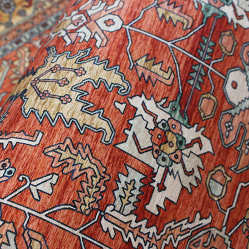 Ethnic Exotic Rectangular Decorative Floor Mat