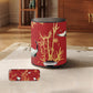 Elegant Red-crowned Bamboo Durable Trash Bin