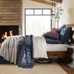 Retro Paisley Quilted Cotton Bedding Set(3PCS)