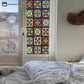 Exotic Stained Privacy Static Frosted Film
