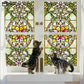 Retro Baroque Style Static Privacy Film