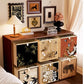 Vintage Oxford Cloth Foldable Cubes Organizer