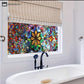 Retro Stained Static Frosted Privacy Film