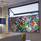 Retro Stained Static Frosted Privacy Film