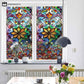 Retro Stained Static Frosted Privacy Film
