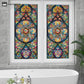 Vintage Stained Baroque Static Frosted Privacy Film