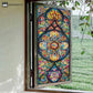 Vintage Stained Baroque Static Frosted Privacy Film