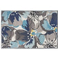 Tropical Color Leaves Flowers Rug