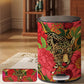 Forest Tiger Leather Durable Trash Bin