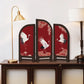 Red-crowned Crane Foldable Screen Desktop Ornament