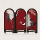 Red-crowned Crane Foldable Screen Desktop Ornament