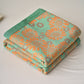 Daisy Print Cotton Gauze Reversible Quilt