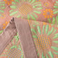 Daisy Print Cotton Gauze Reversible Quilt