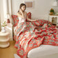 Colorful Daisy Cotton Gauze Jacquard Quilt