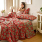 Colorful Daisy Cotton Gauze Jacquard Quilt