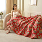 Colorful Daisy Cotton Gauze Jacquard Quilt