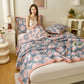 Colorful Daisy Cotton Gauze Jacquard Quilt
